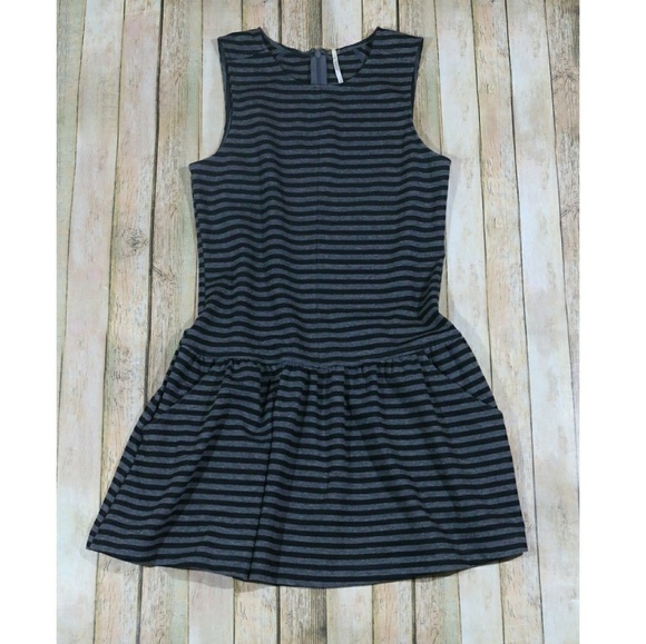 Free People Dresses & Skirts - Free People Drop Waist Dress Sleeveless Stripes